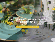 Tablet Screenshot of benz-catering.de